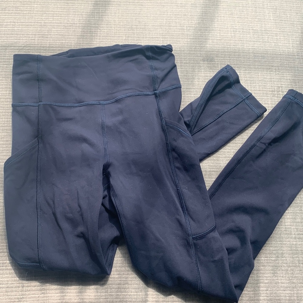 NAVY LULU LEGGINGS